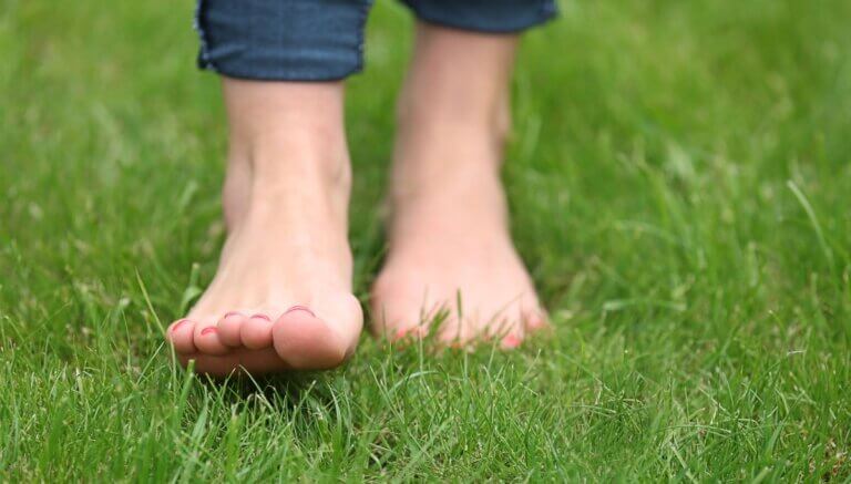 op blote voeten lopen gezond